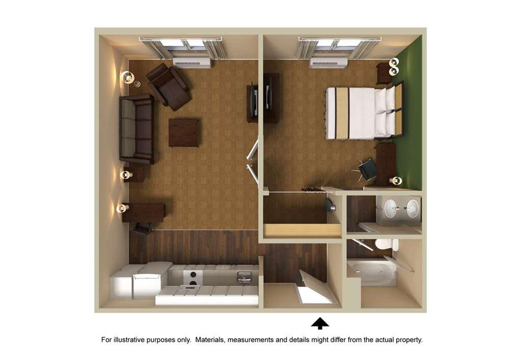 Extended Stay America Select Suites - Greensboro - Wendover Ave - Big Tree Way Oda fotoğraf